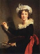 Elisabeth-Louise Vigee-Lebrun Self-Portrait oil on canvas